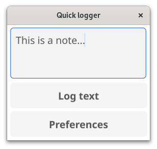 quicklogger screenshot quicklogger screenshot